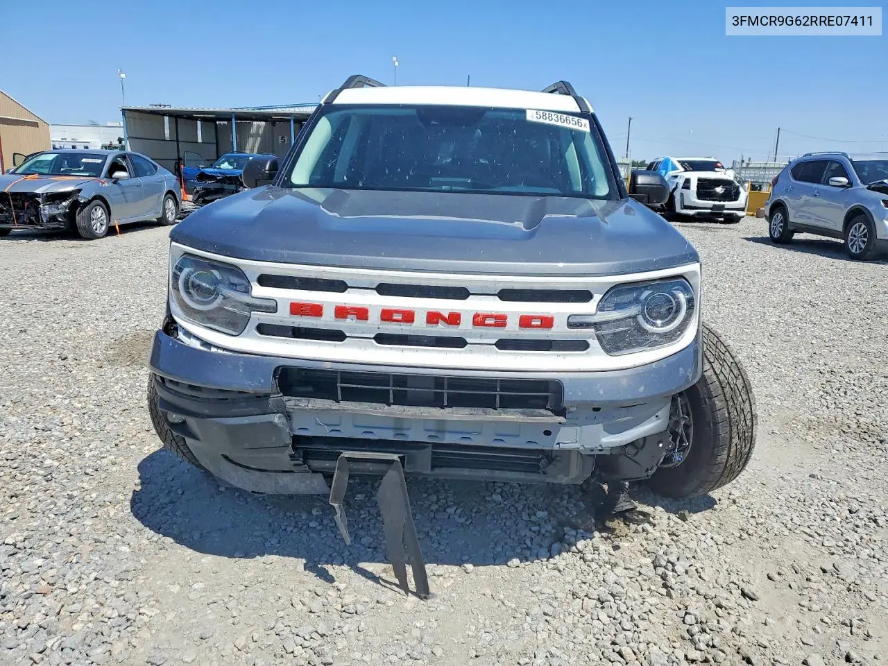 2024 Ford Bronco Sport Heritage VIN: 3FMCR9G62RRE07411 Lot: 58836656