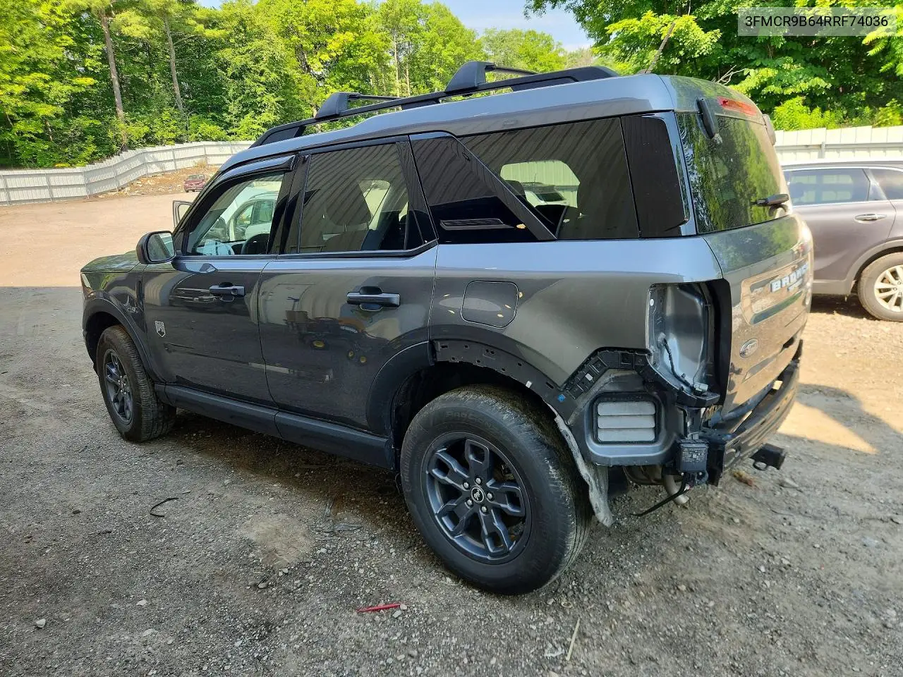 2024 Ford Bronco Sport Big Bend VIN: 3FMCR9B64RRF74036 Lot: 58976566