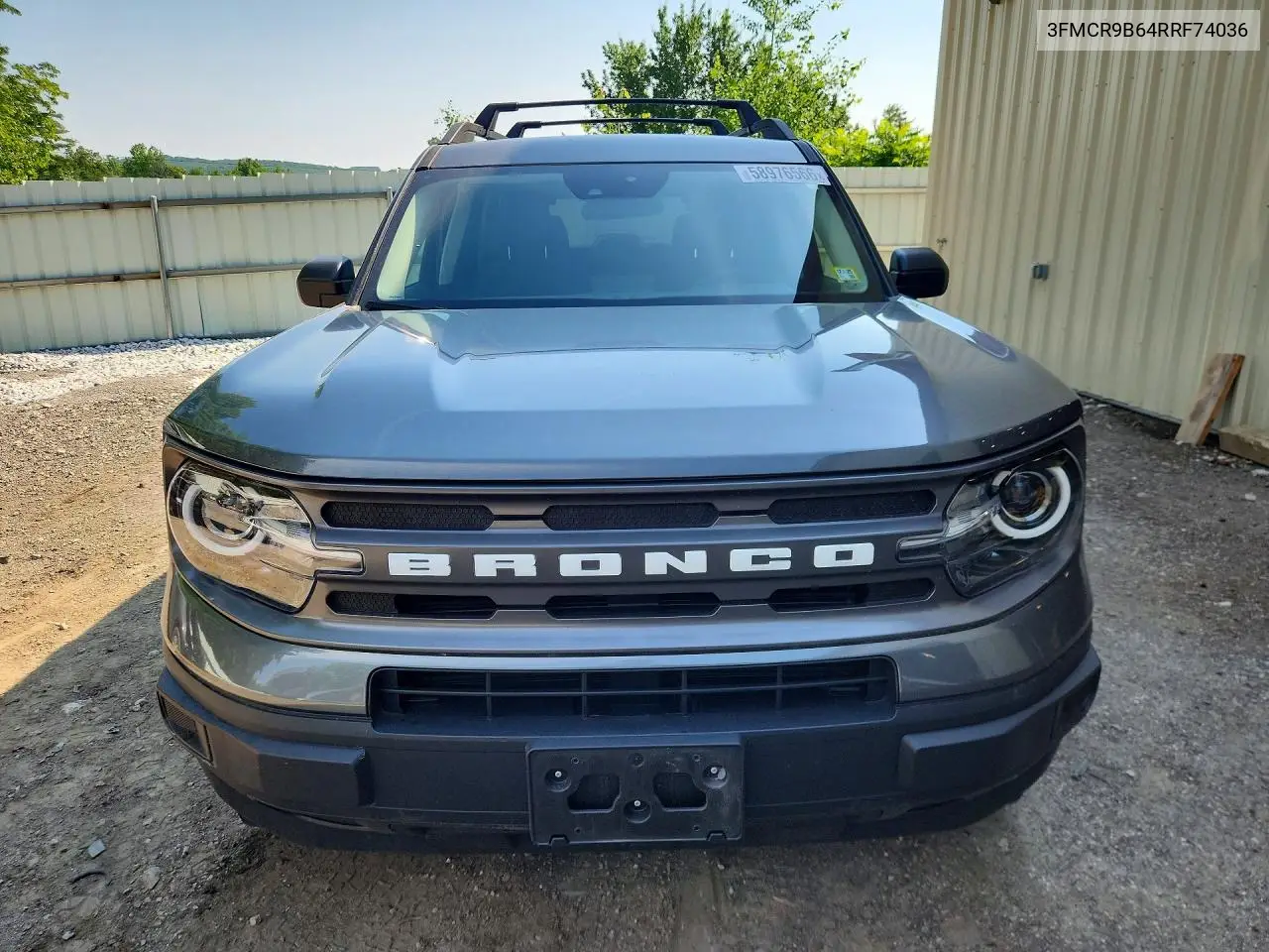 2024 Ford Bronco Sport Big Bend VIN: 3FMCR9B64RRF74036 Lot: 58976566