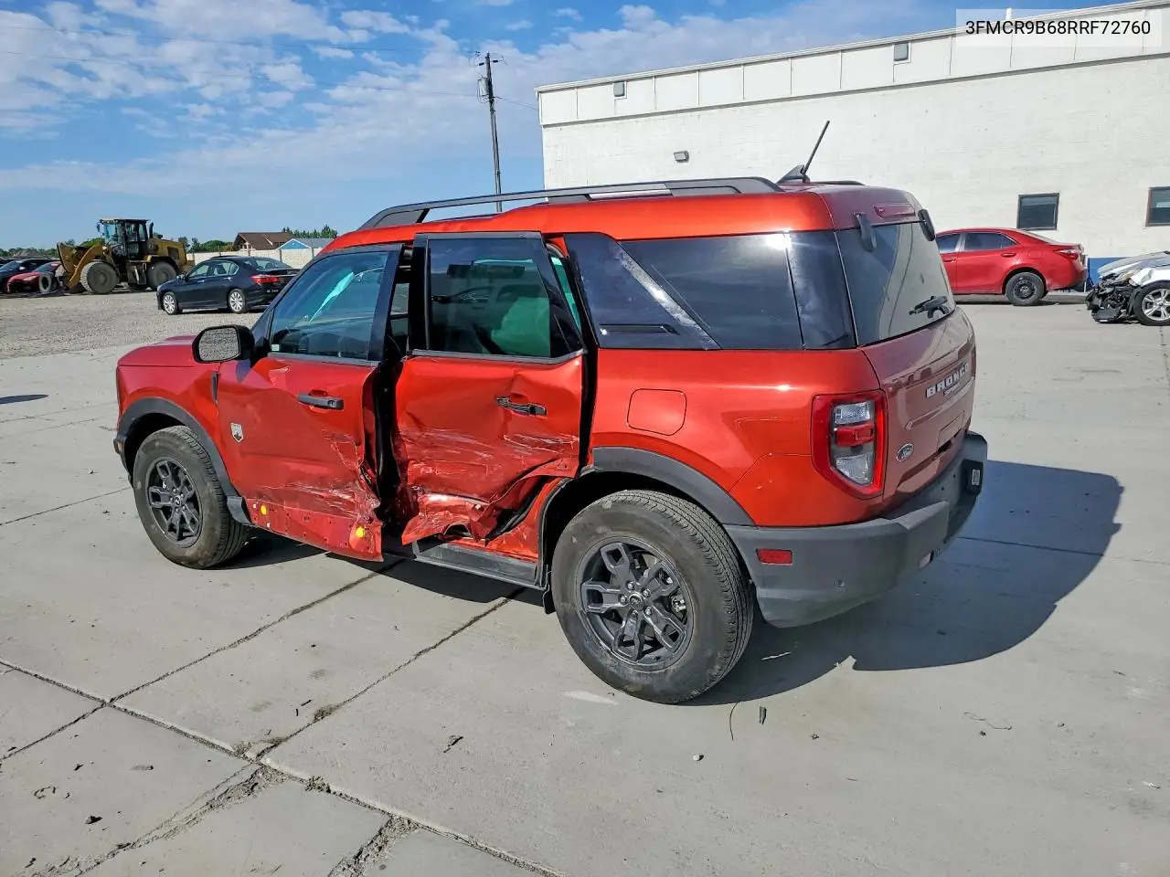 2024 Ford Bronco Sport Big Bend VIN: 3FMCR9B68RRF72760 Lot: 59182436