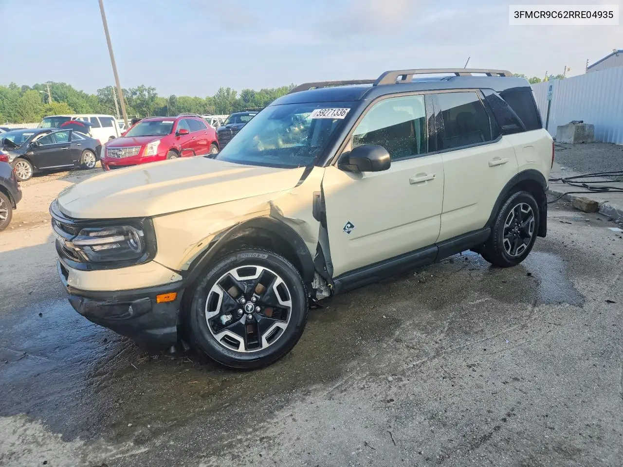 2024 Ford Bronco Sport Outer Banks VIN: 3FMCR9C62RRE04935 Lot: 59271336