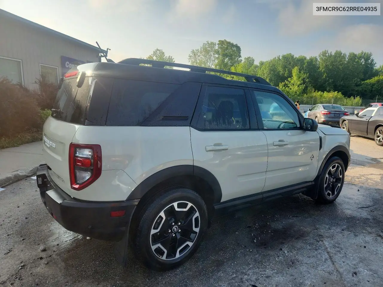 2024 Ford Bronco Sport Outer Banks VIN: 3FMCR9C62RRE04935 Lot: 59271336