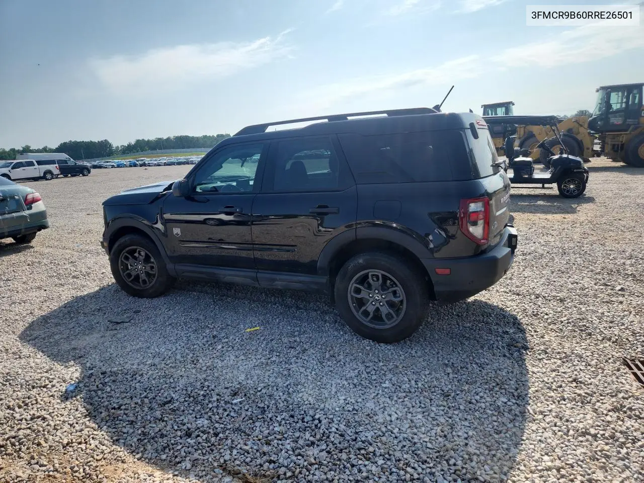 2024 Ford Bronco Sport Big Bend VIN: 3FMCR9B60RRE26501 Lot: 59277176