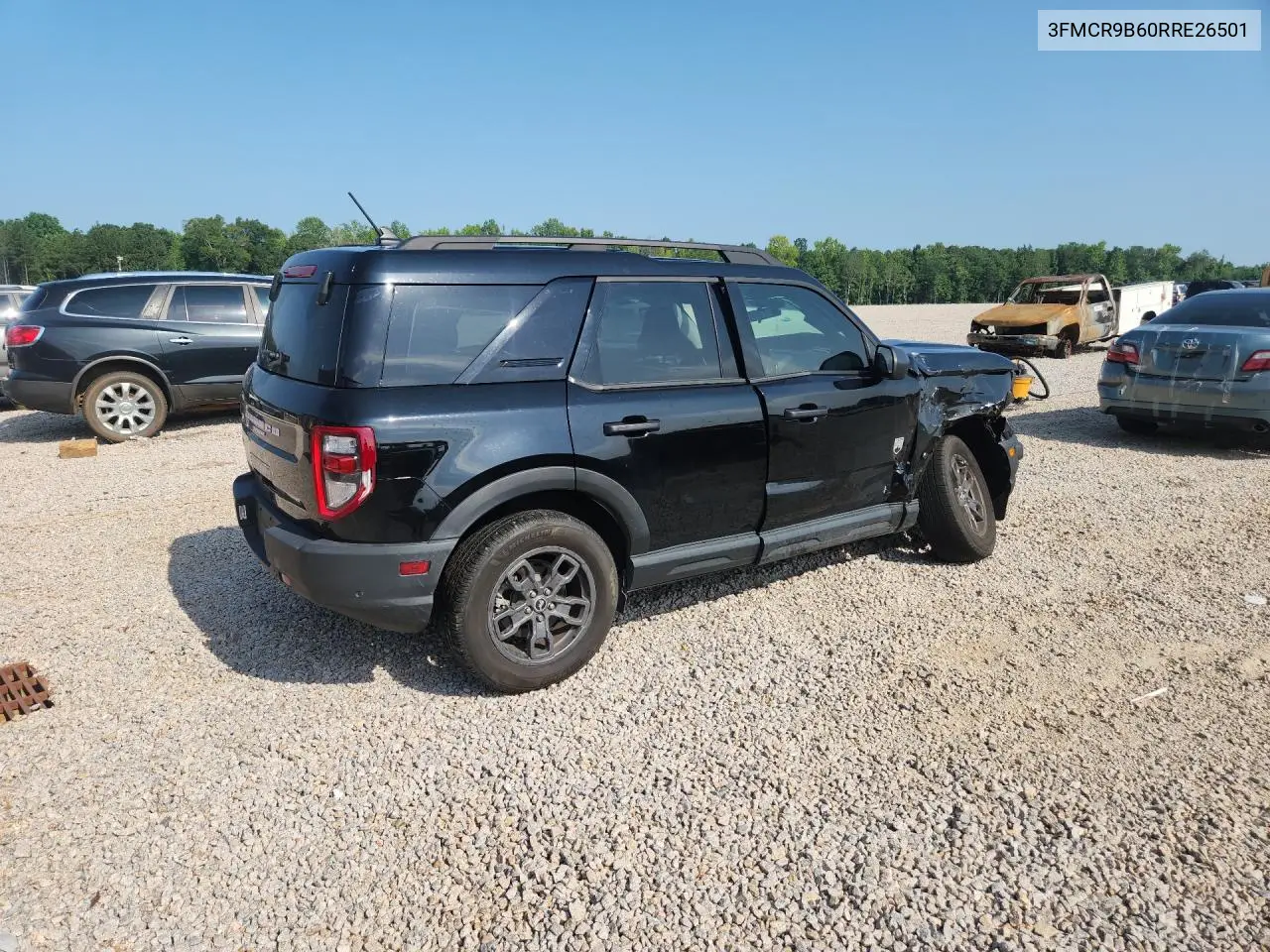 2024 Ford Bronco Sport Big Bend VIN: 3FMCR9B60RRE26501 Lot: 59277176