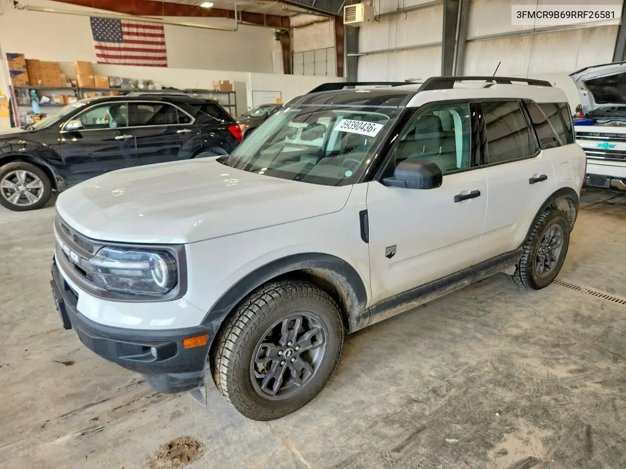 2024 Ford Bronco Sport Big Bend VIN: 3FMCR9B69RRF26581 Lot: 59390436