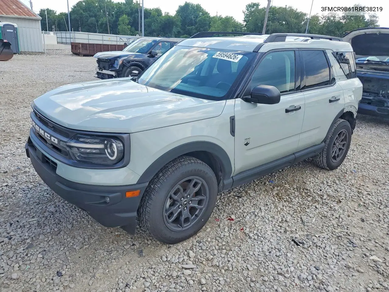 2024 Ford Bronco Sport Big Bend VIN: 3FMCR9B61RRE38219 Lot: 59594626