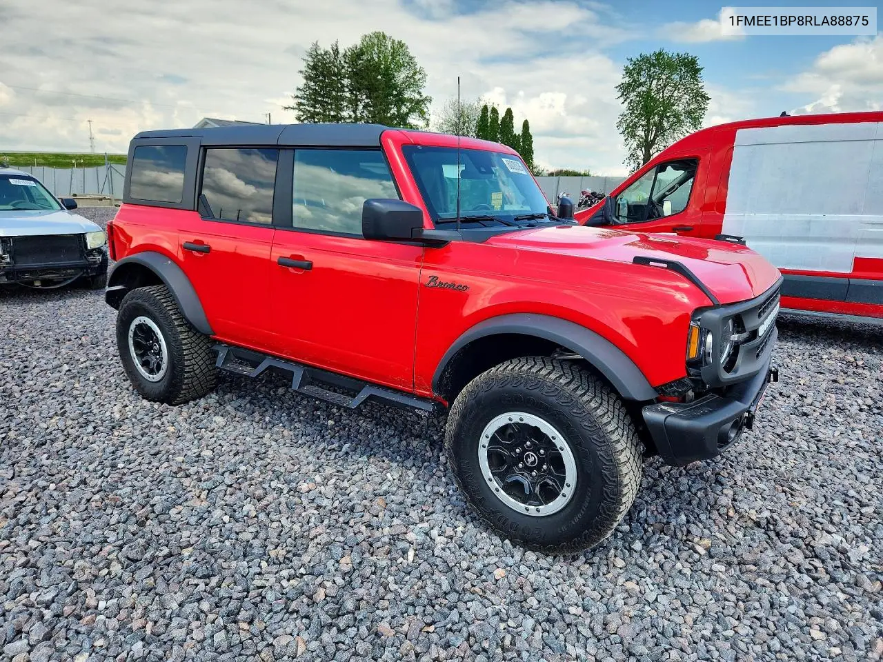 2024 Ford Bronco Black Diamond VIN: 1FMEE1BP8RLA88875 Lot: 60020526