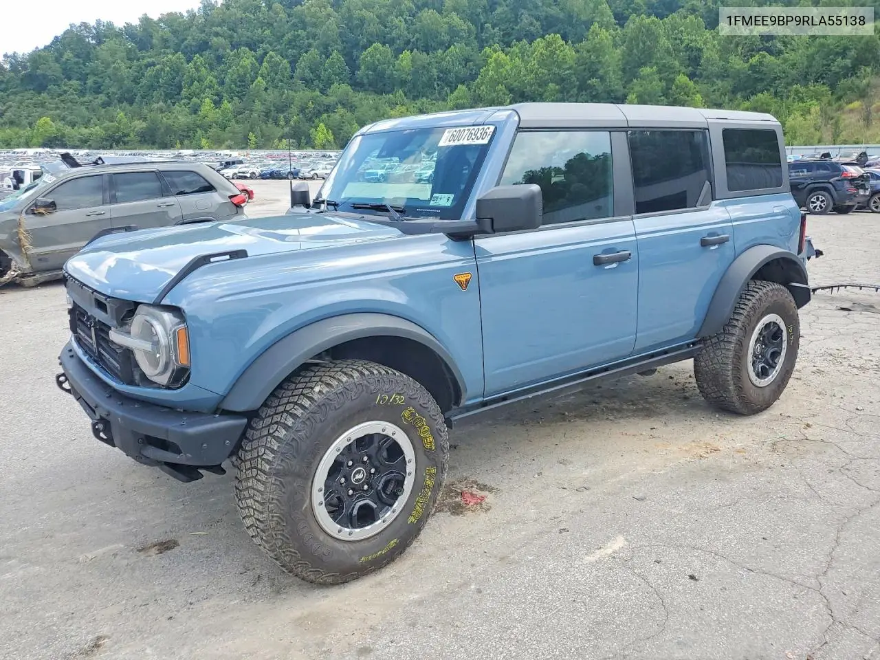 2024 Ford Bronco Badlands VIN: 1FMEE9BP9RLA55138 Lot: 60076936