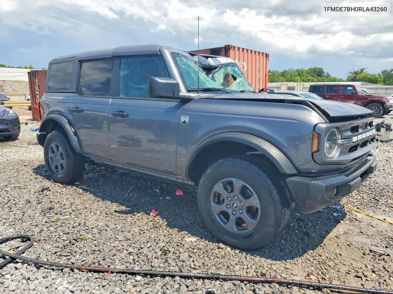2024 Ford Bronco Big Bend VIN: 1FMDE7BH0RLA43260 Lot: 60150836