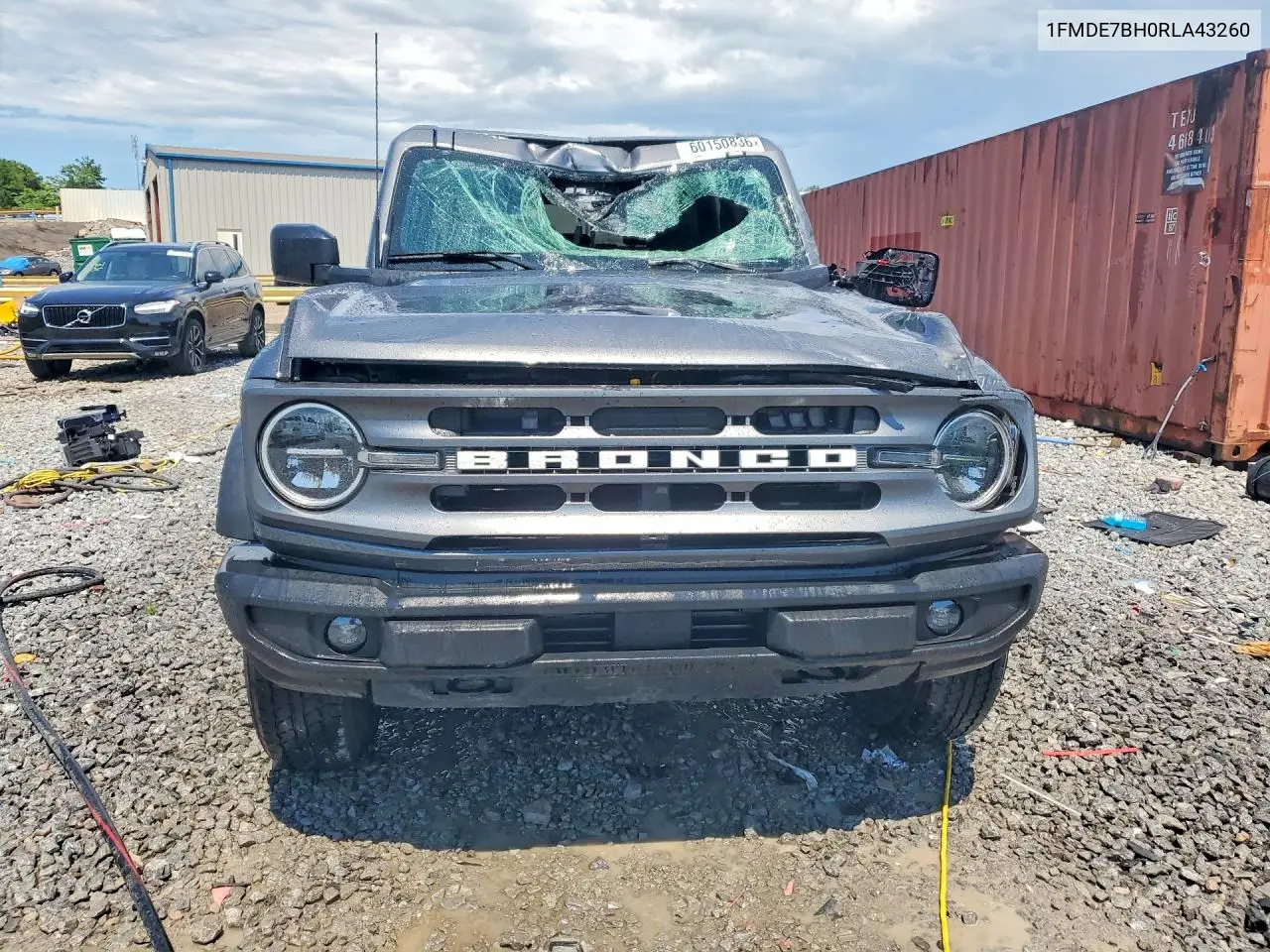 2024 Ford Bronco Big Bend VIN: 1FMDE7BH0RLA43260 Lot: 60150836