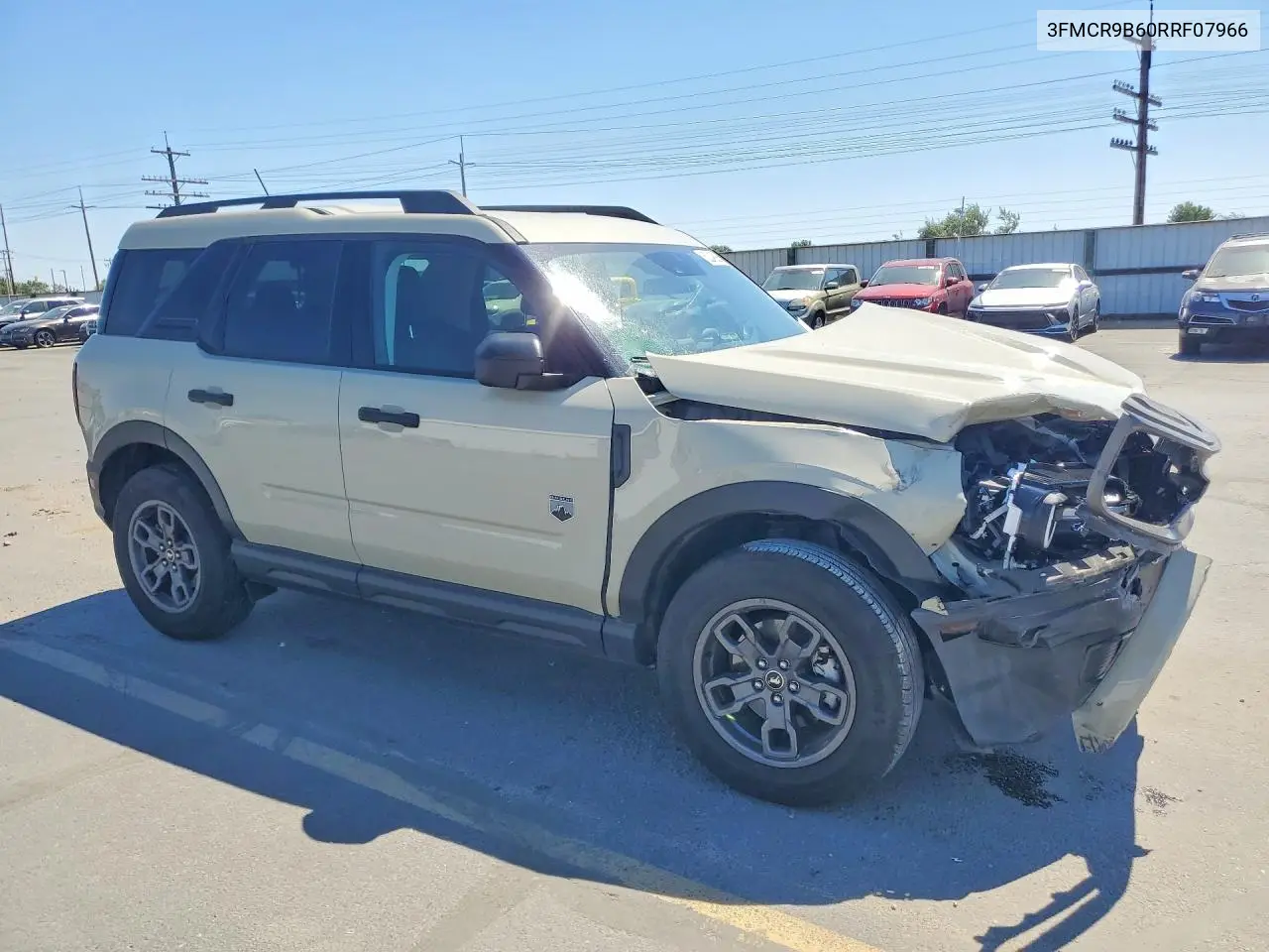2024 Ford Bronco Sport Big Bend VIN: 3FMCR9B60RRF07966 Lot: 60249386