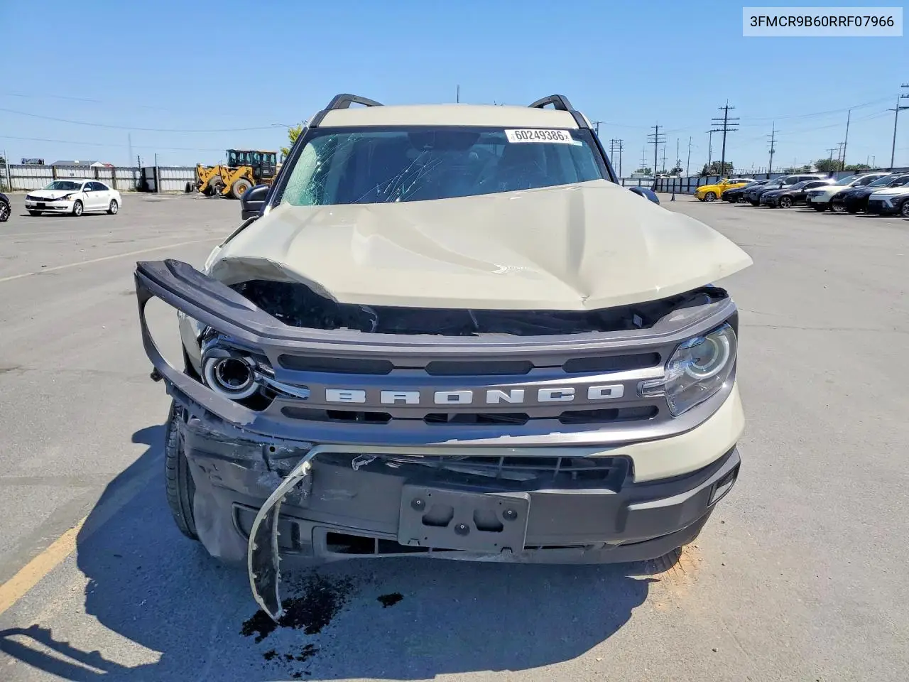 2024 Ford Bronco Sport Big Bend VIN: 3FMCR9B60RRF07966 Lot: 60249386