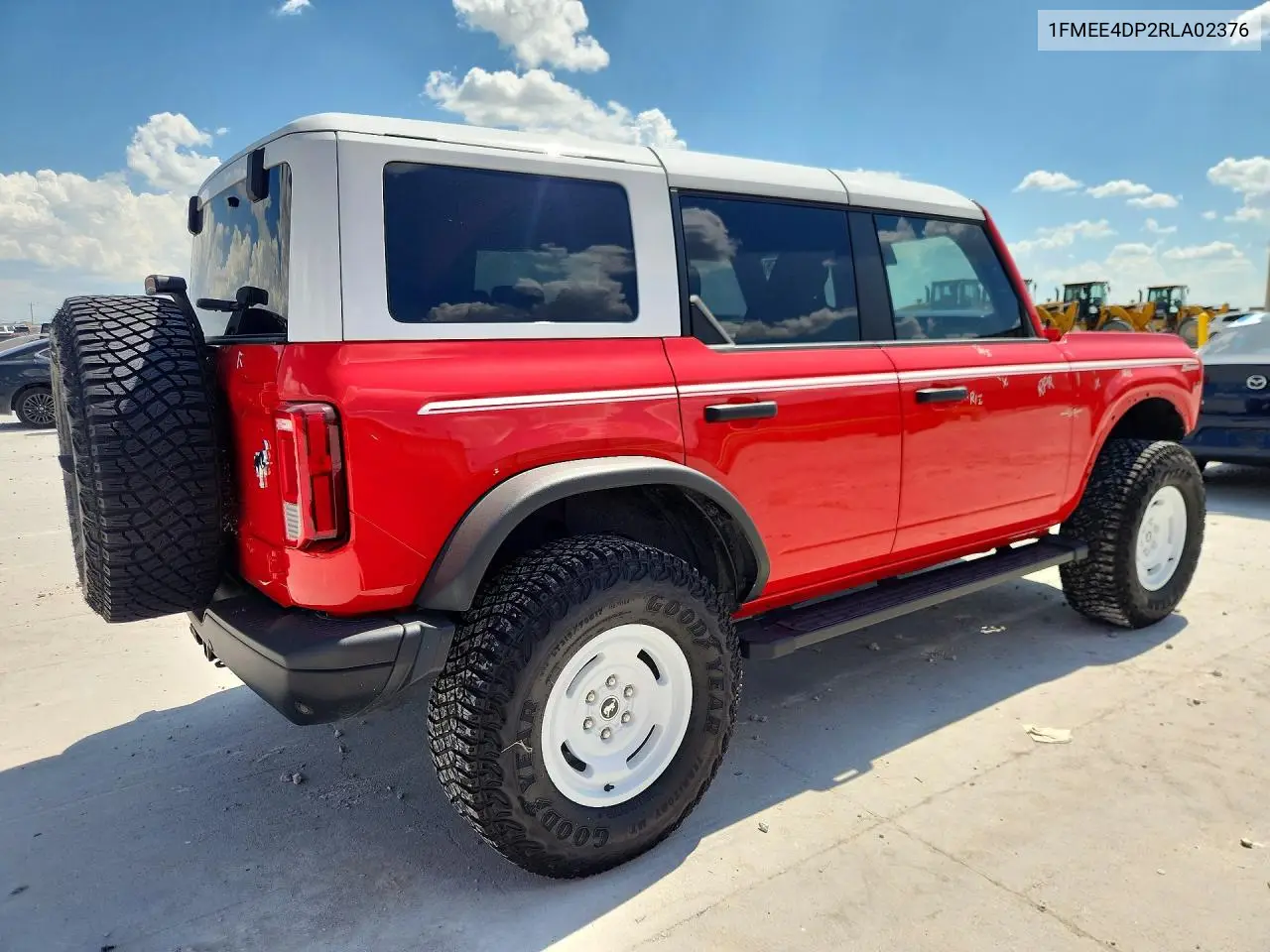 2024 Ford Bronco Heritage VIN: 1FMEE4DP2RLA02376 Lot: 60303576