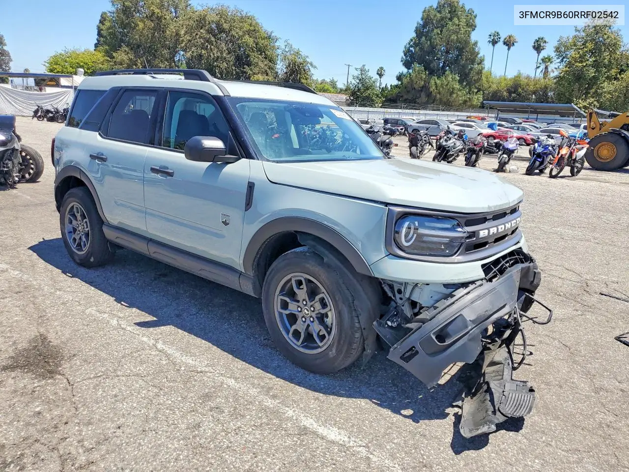 2024 Ford Bronco Sport Big Bend VIN: 3FMCR9B60RRF02542 Lot: 60325966