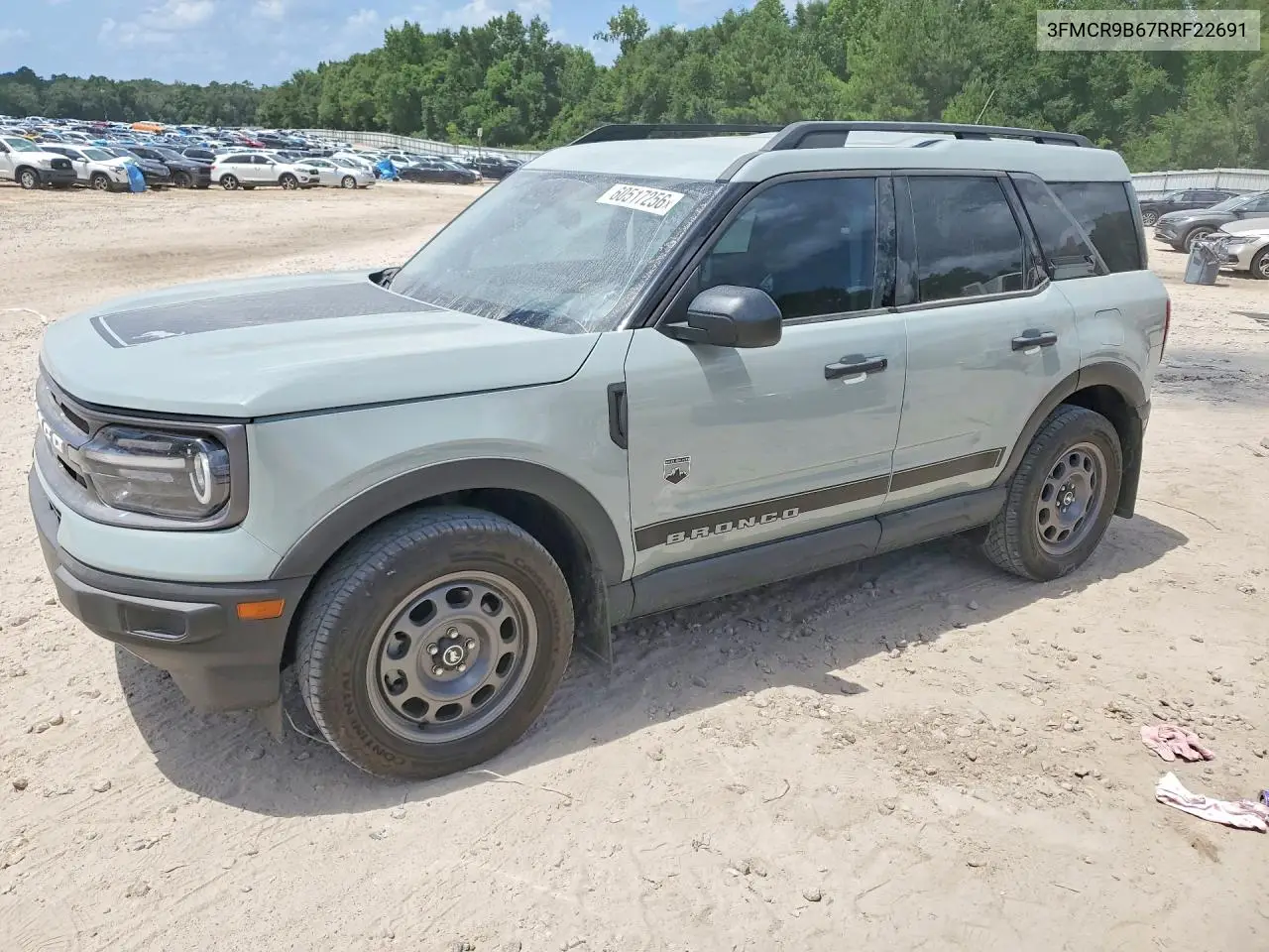 2024 Ford Bronco Sport Big Bend VIN: 3FMCR9B67RRF22691 Lot: 60517256