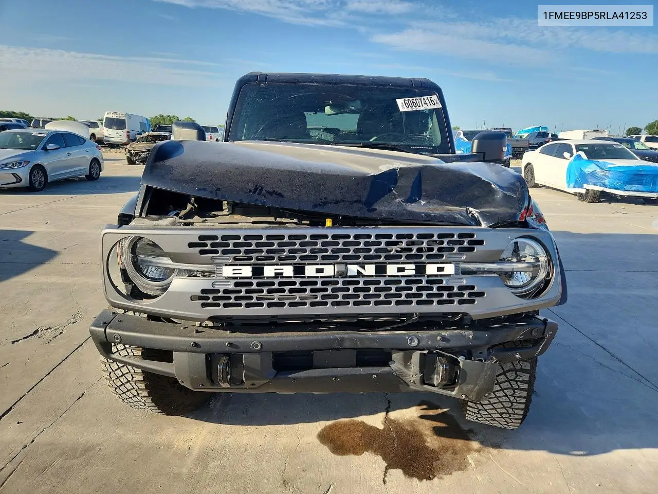2024 Ford Bronco Badlands VIN: 1FMEE9BP5RLA41253 Lot: 60607416