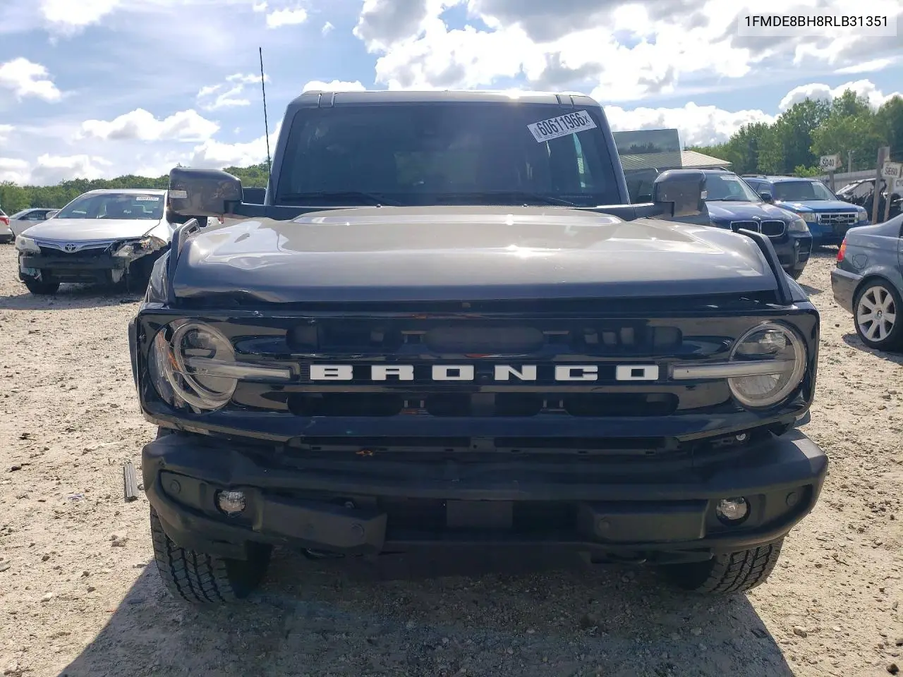 2024 Ford Bronco Outer Banks VIN: 1FMDE8BH8RLB31351 Lot: 60611966