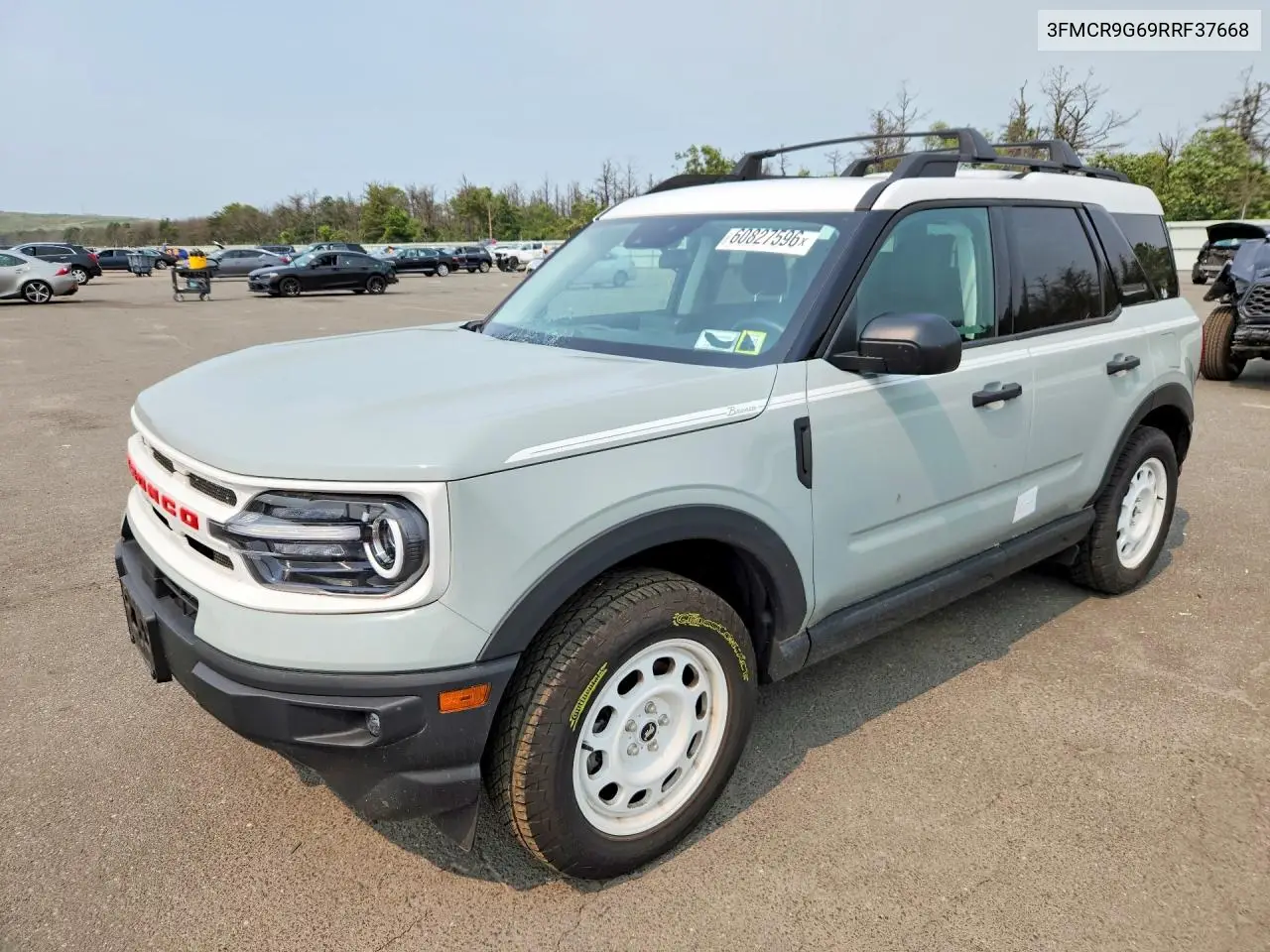 2024 Ford Bronco Sport Heritage VIN: 3FMCR9G69RRF37668 Lot: 60827596