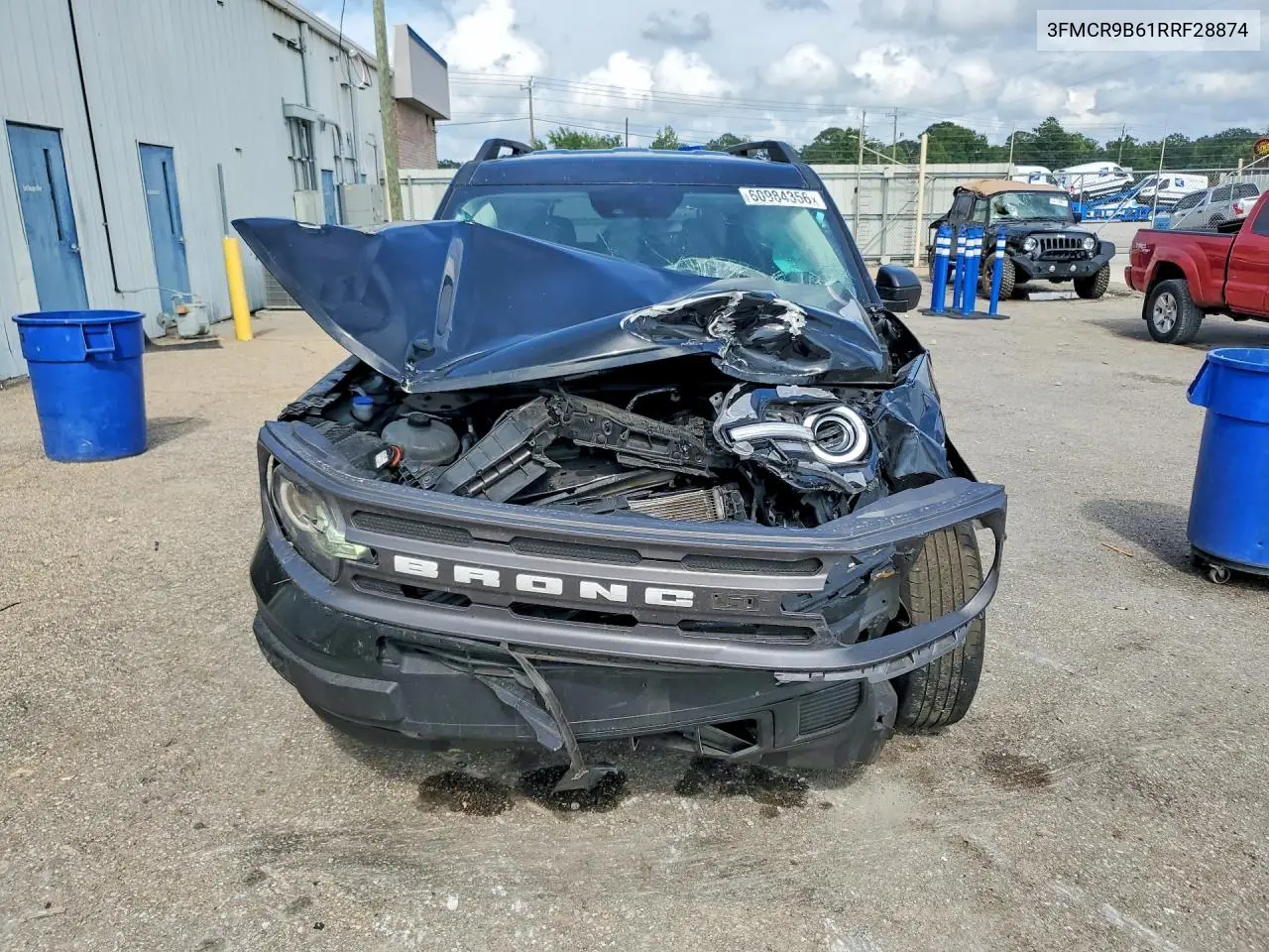 2024 Ford Bronco Sport Big Bend VIN: 3FMCR9B61RRF28874 Lot: 60984356