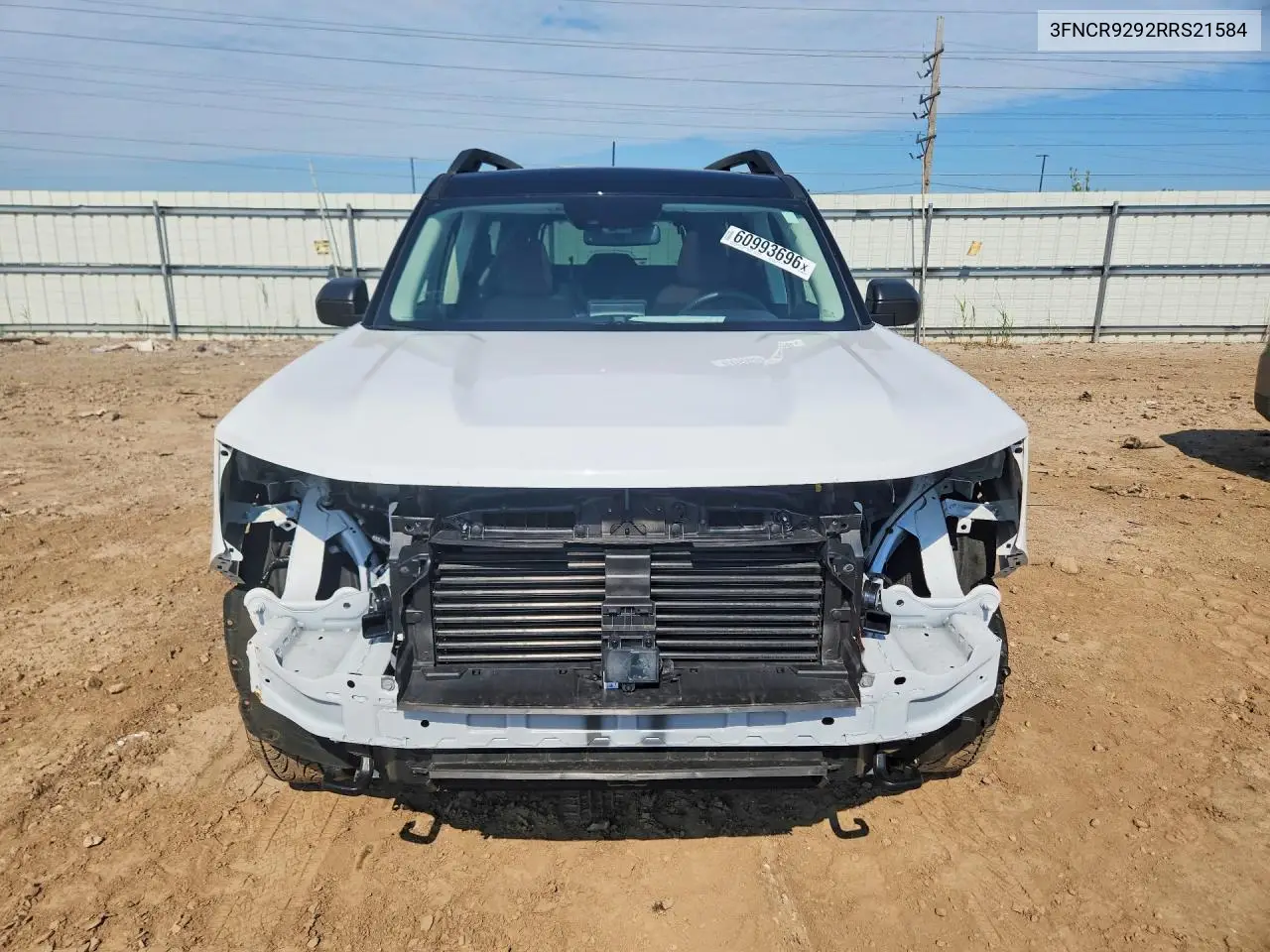 2024 Ford Bronco Base 4Wd VIN: 3FNCR9292RRS21584 Lot: 60993696