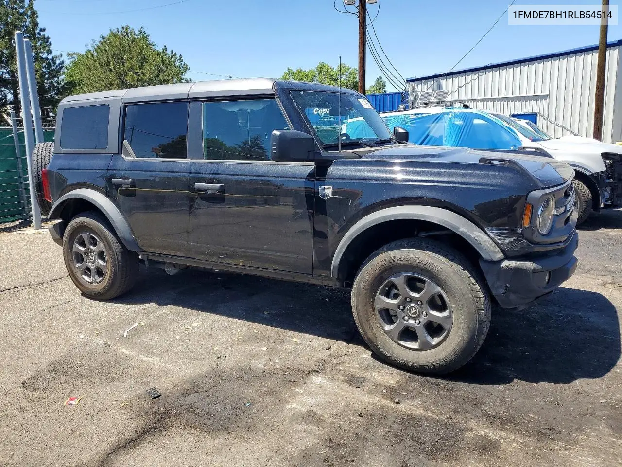 2024 Ford Bronco Big Bend VIN: 1FMDE7BH1RLB54514 Lot: 61117676