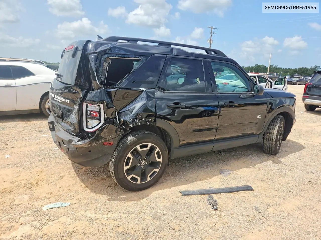 2024 Ford Bronco Sport Outer Banks VIN: 3FMCR9C61RRE51955 Lot: 61601106