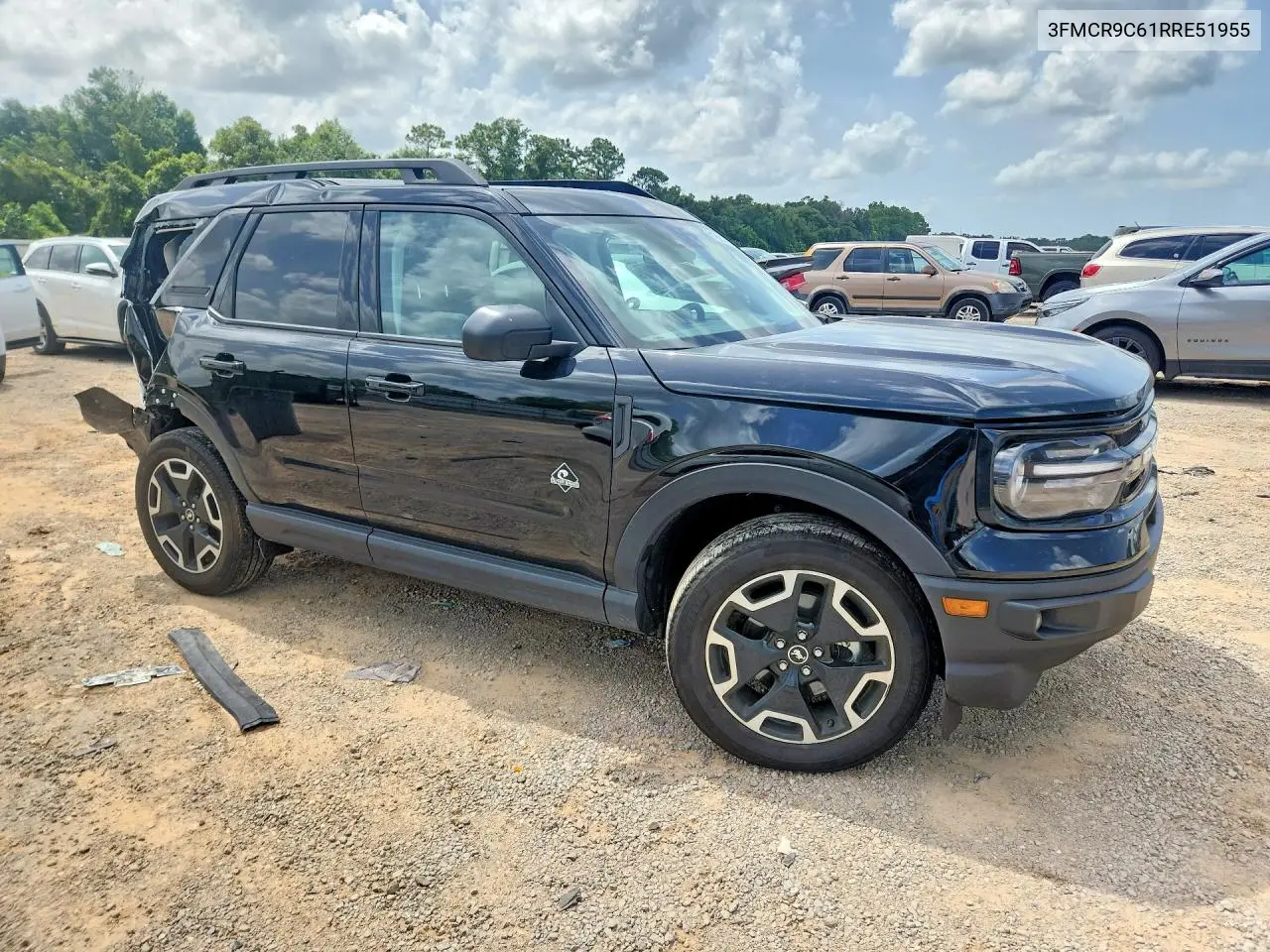 2024 Ford Bronco Sport Outer Banks VIN: 3FMCR9C61RRE51955 Lot: 61601106