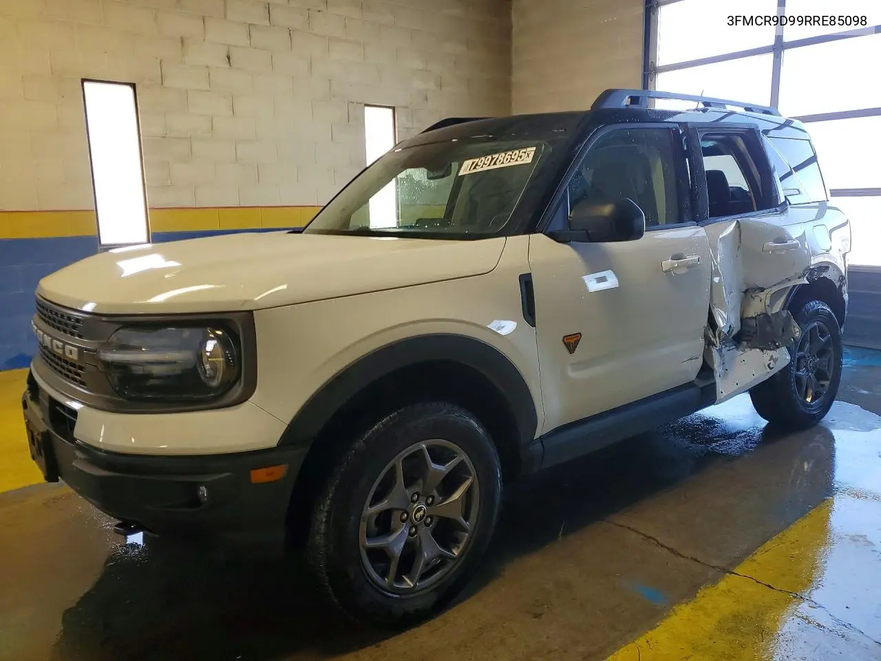 2024 Ford Bronco Sport Badlands VIN: 3FMCR9D99RRE85098 Lot: 79978695