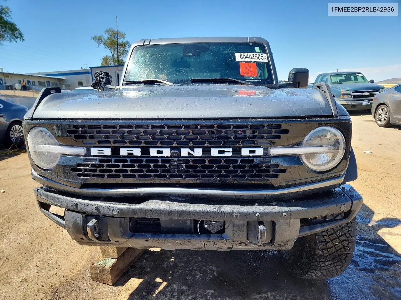 2024 Ford Bronco Wildtrak VIN: 1FMEE2BP2RLB42936 Lot: 85452505