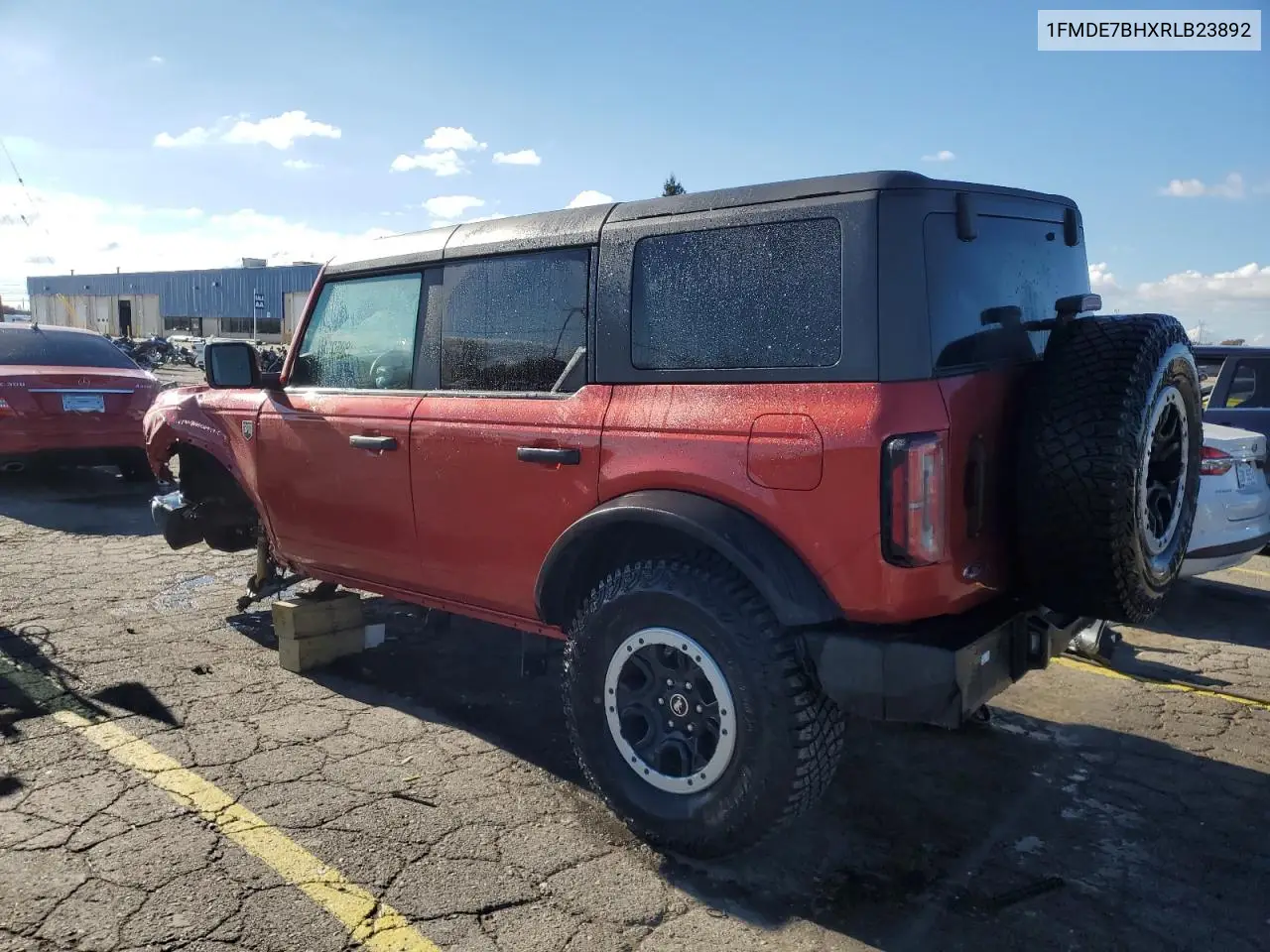 1FMDE7BHXRLB23892 2024 Ford Bronco Big Bend