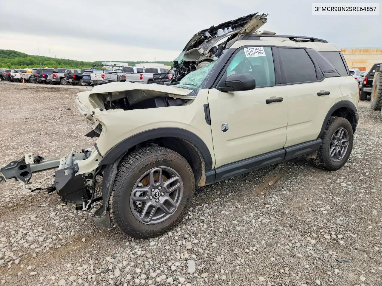 2025 Ford Bronco Sport Big Bend VIN: 3FMCR9BN2SRE64857 Lot: 51874946