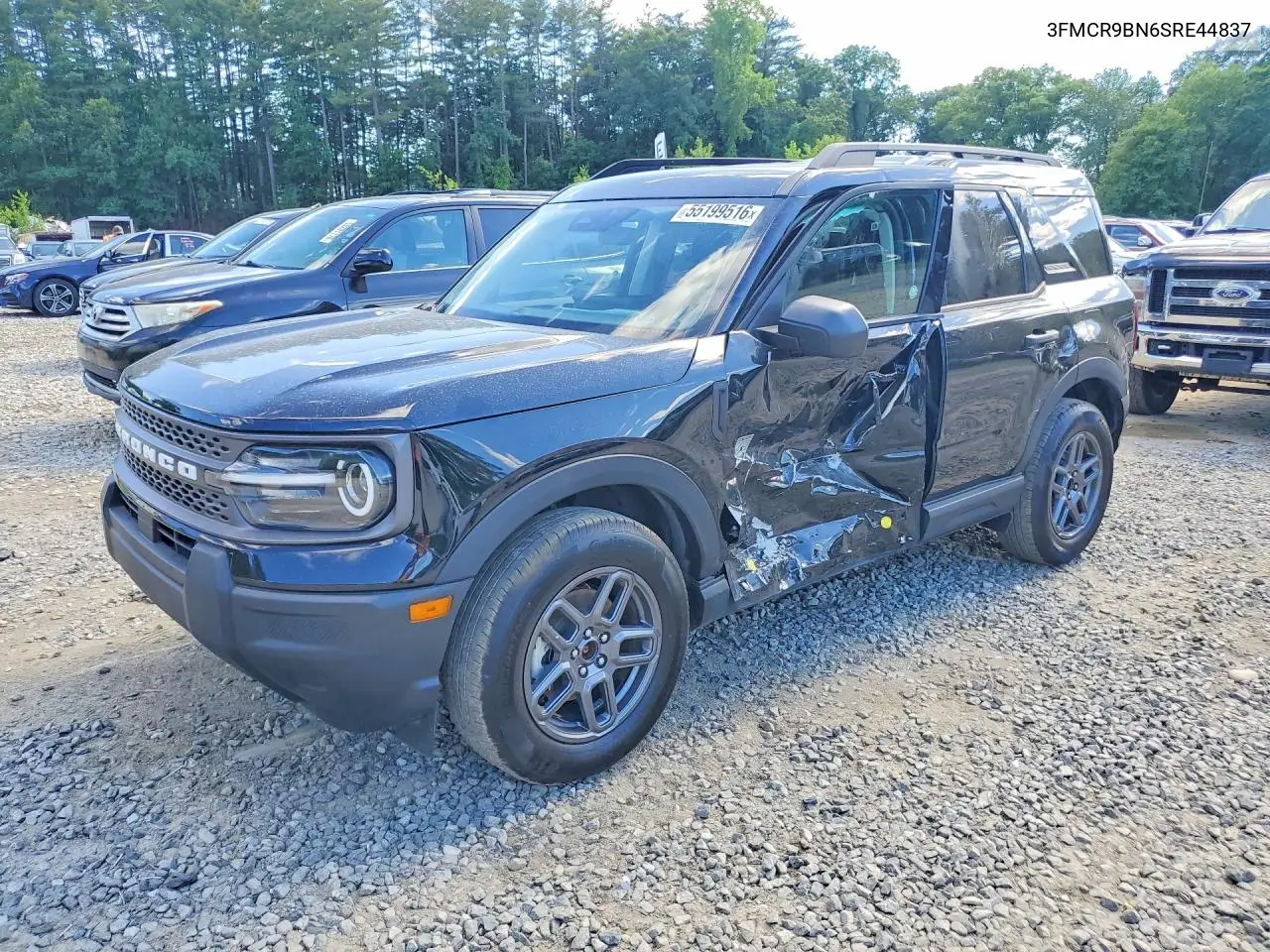 2025 Ford Bronco Sport Big Bend VIN: 3FMCR9BN6SRE44837 Lot: 55199516