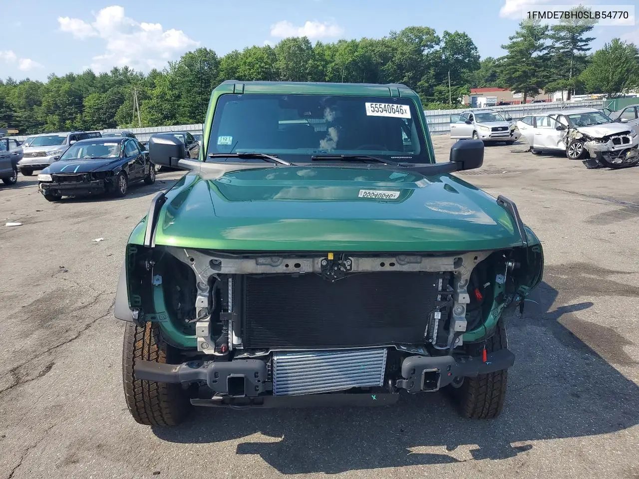 2025 Ford Bronco Big Bend VIN: 1FMDE7BH0SLB54770 Lot: 55540646
