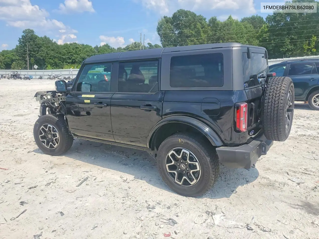 2025 Ford Bronco Outer Banks VIN: 1FMDE8BH7SLB62080 Lot: 55903056