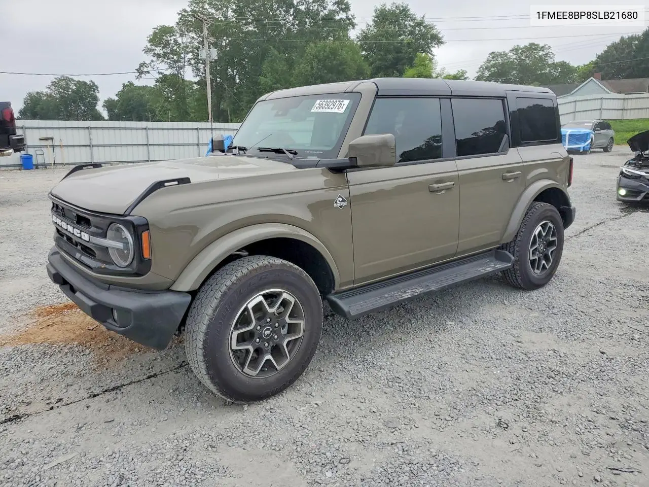2025 Ford Bronco Outer Banks VIN: 1FMEE8BP8SLB21680 Lot: 56392976