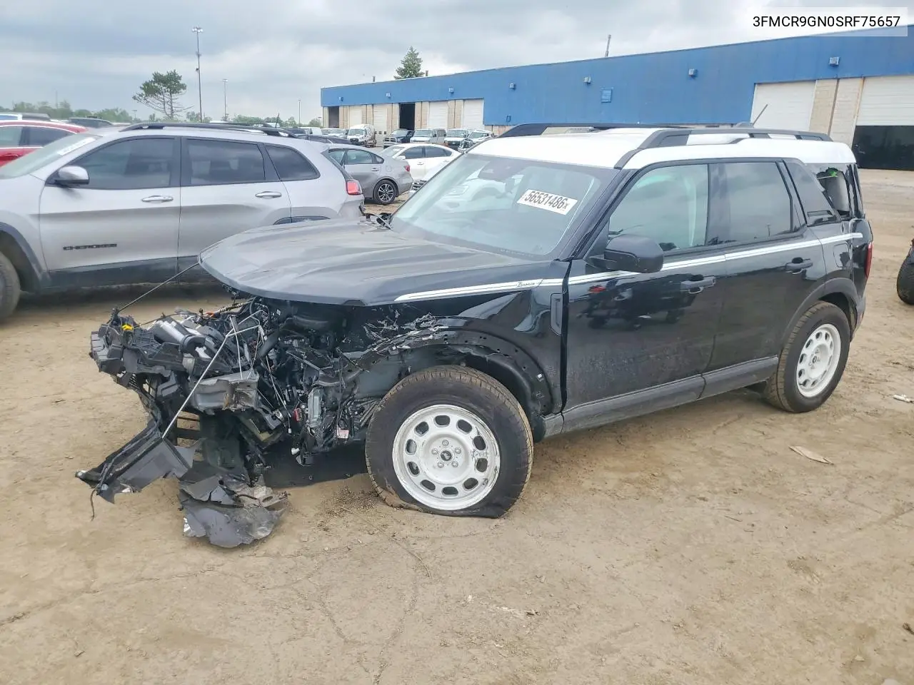 2025 Ford Bronco Sport Heritage VIN: 3FMCR9GN0SRF75657 Lot: 56531486