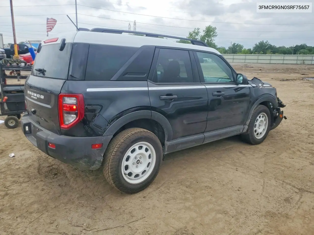 2025 Ford Bronco Sport Heritage VIN: 3FMCR9GN0SRF75657 Lot: 56531486