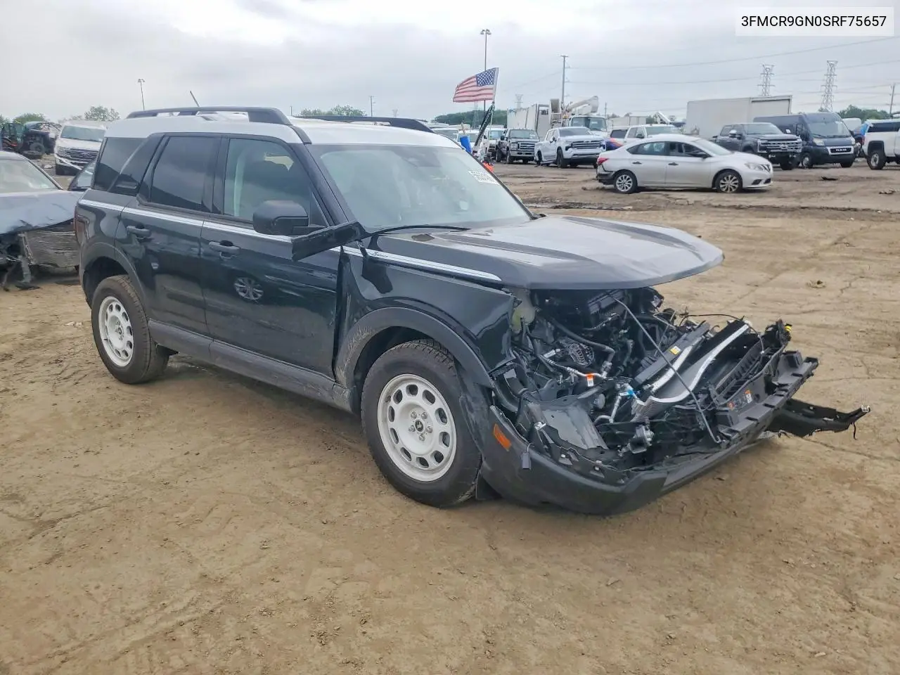 2025 Ford Bronco Sport Heritage VIN: 3FMCR9GN0SRF75657 Lot: 56531486