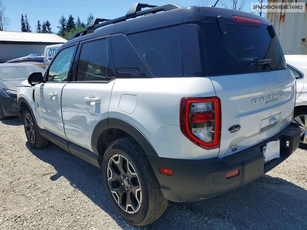 2025 Ford Bronco Sport Outer Banks VIN: 3FMCR9CN9SRE16982 Lot: 56624086