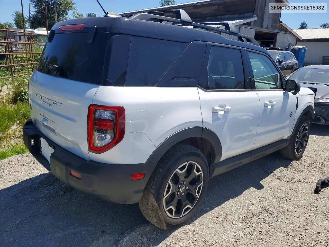 2025 Ford Bronco Sport Outer Banks VIN: 3FMCR9CN9SRE16982 Lot: 56624086