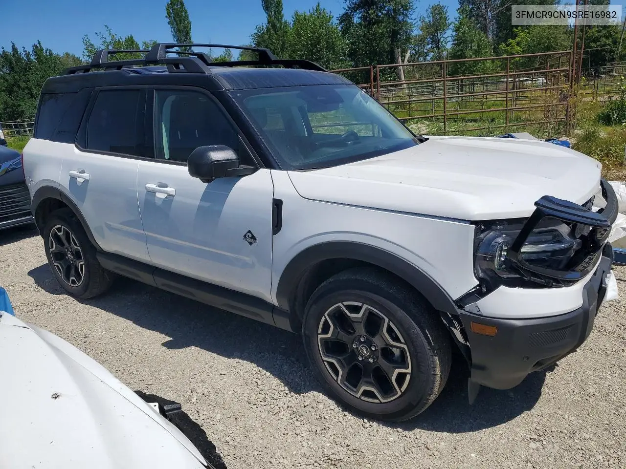 2025 Ford Bronco Sport Outer Banks VIN: 3FMCR9CN9SRE16982 Lot: 56624086