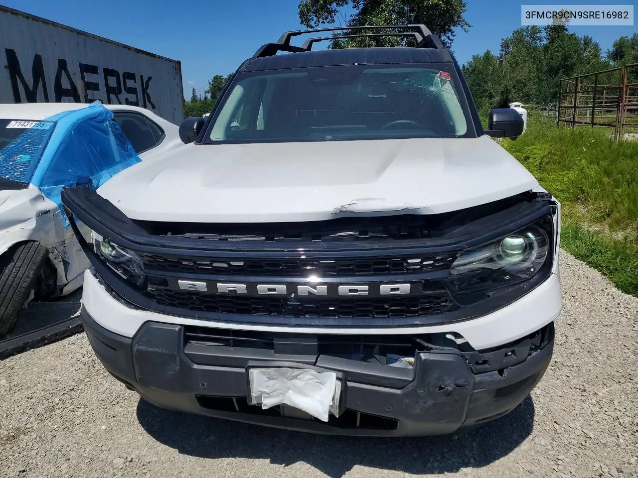 2025 Ford Bronco Sport Outer Banks VIN: 3FMCR9CN9SRE16982 Lot: 56624086