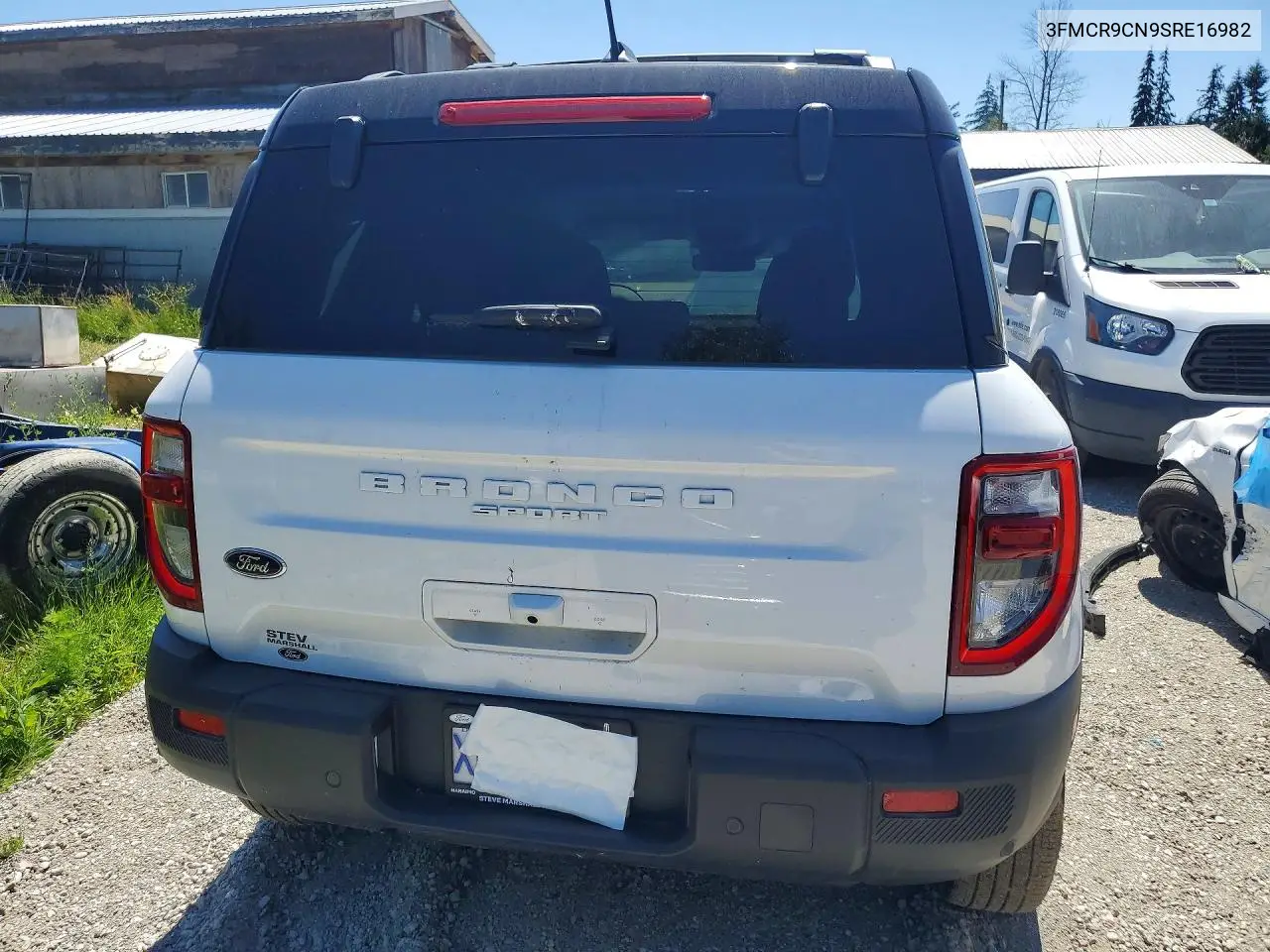 2025 Ford Bronco Sport Outer Banks VIN: 3FMCR9CN9SRE16982 Lot: 56624086