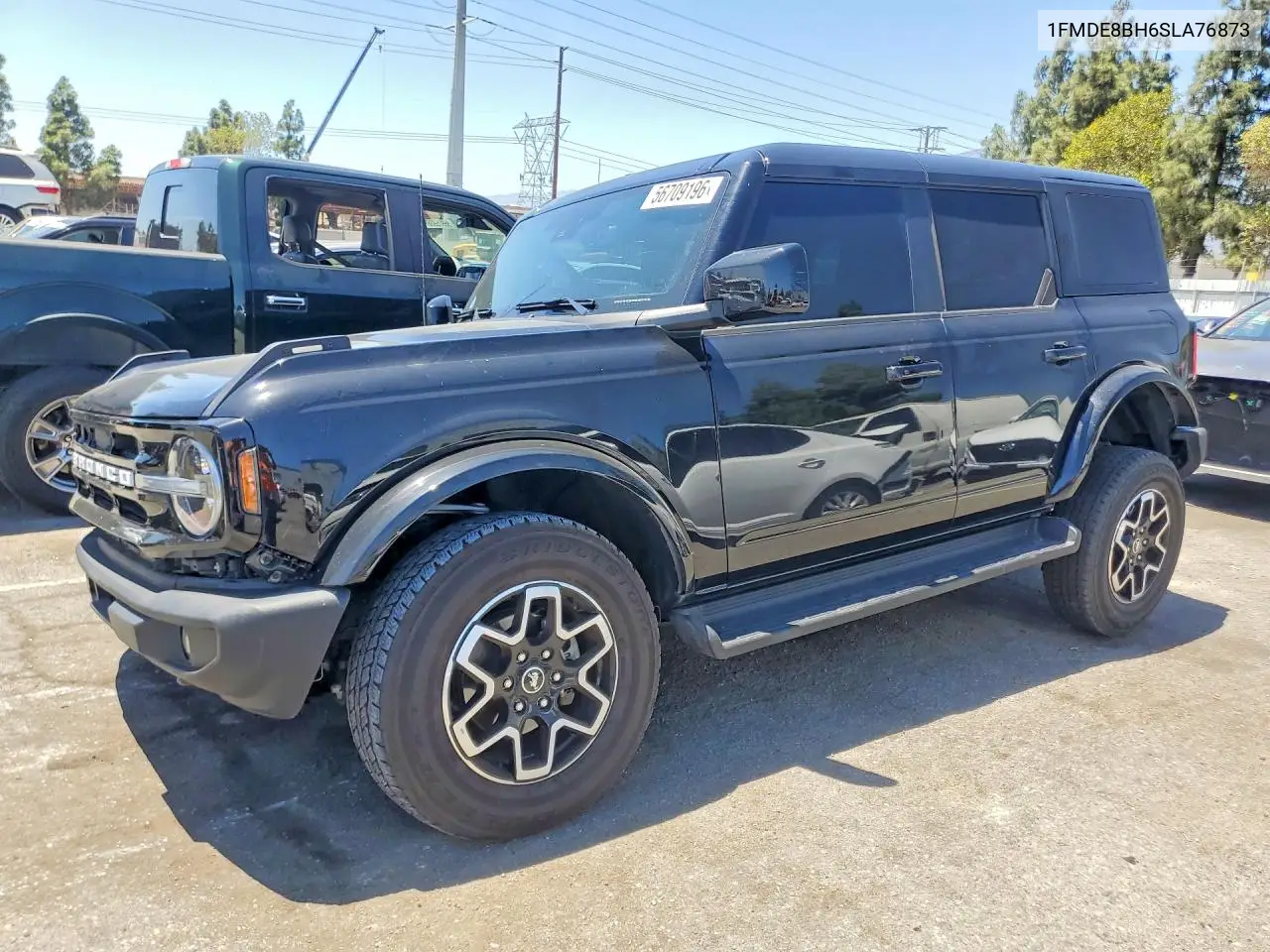 2025 Ford Bronco Outer Banks VIN: 1FMDE8BH6SLA76873 Lot: 56709196