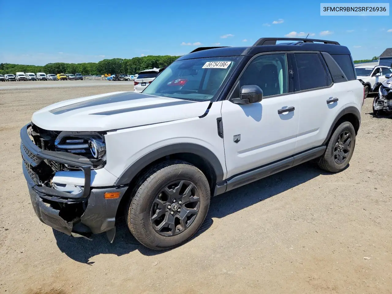 2025 Ford Bronco Sport Big Bend VIN: 3FMCR9BN2SRF26936 Lot: 56754186