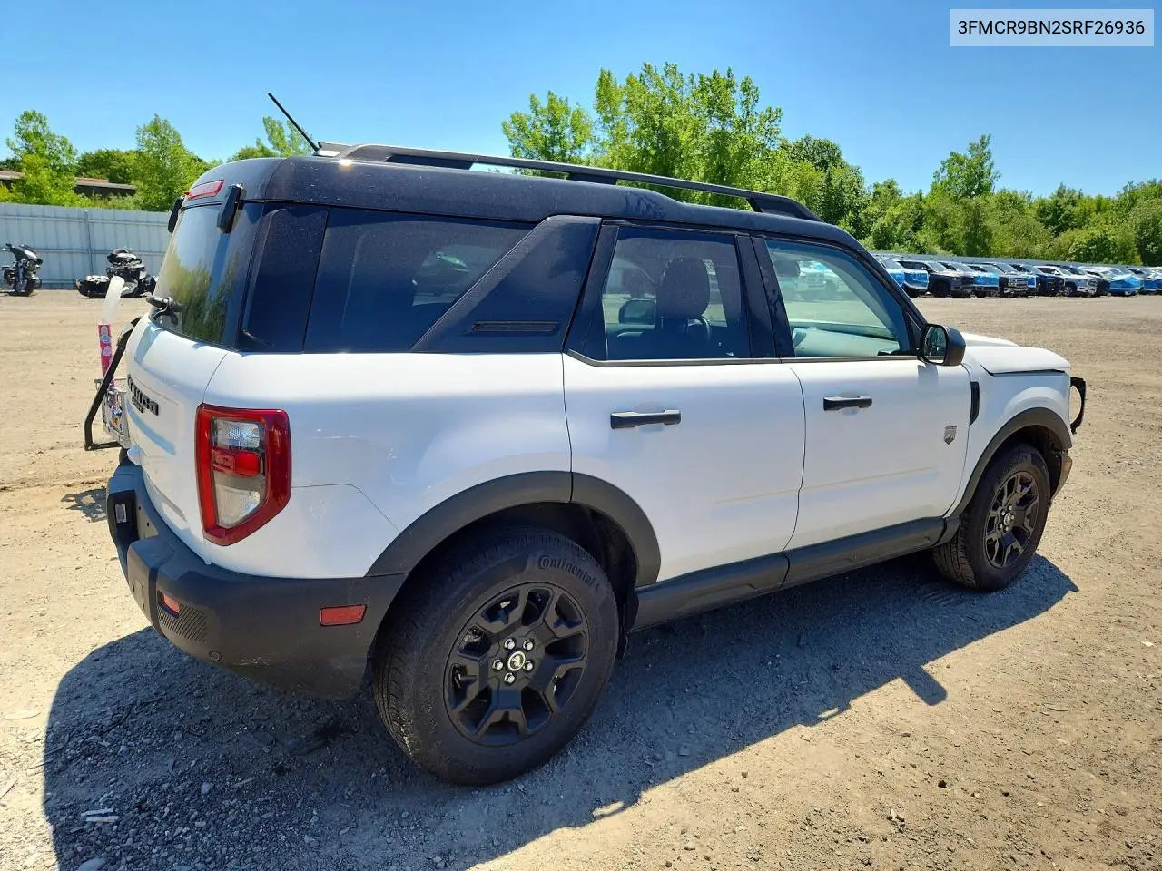 2025 Ford Bronco Sport Big Bend VIN: 3FMCR9BN2SRF26936 Lot: 56754186
