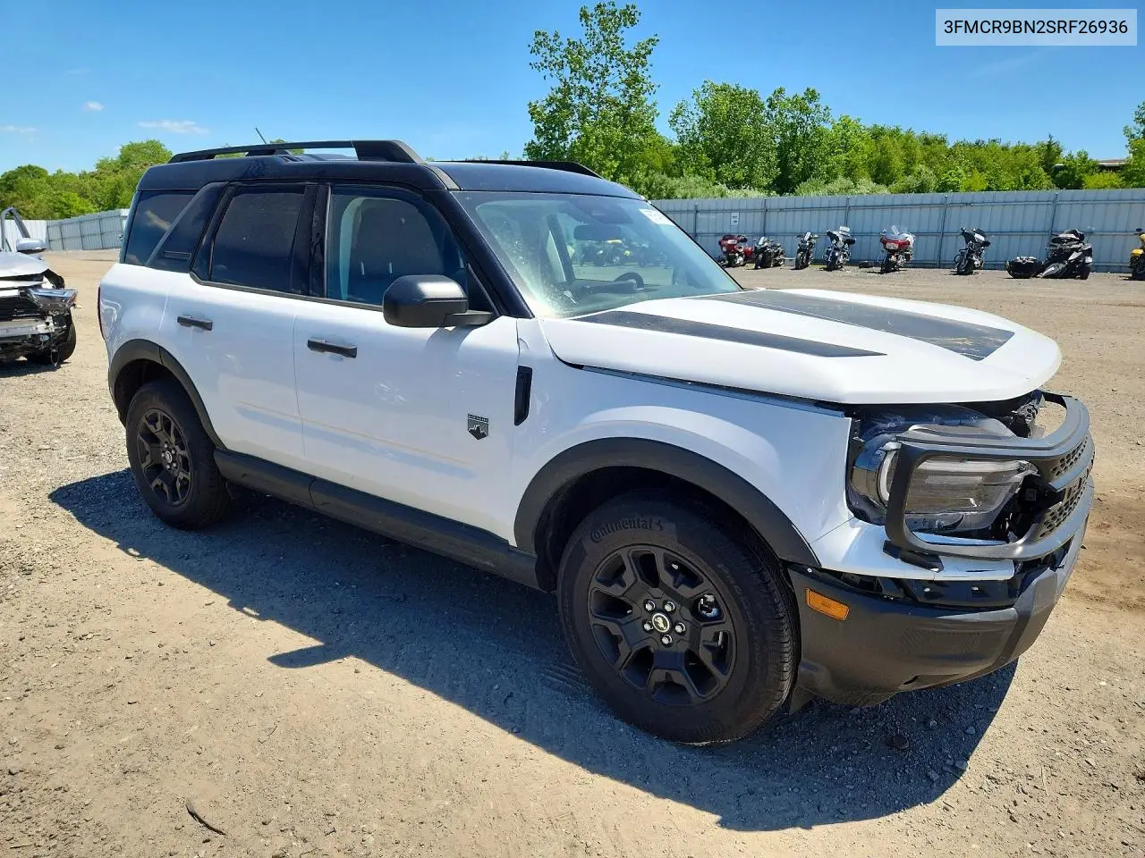 2025 Ford Bronco Sport Big Bend VIN: 3FMCR9BN2SRF26936 Lot: 56754186