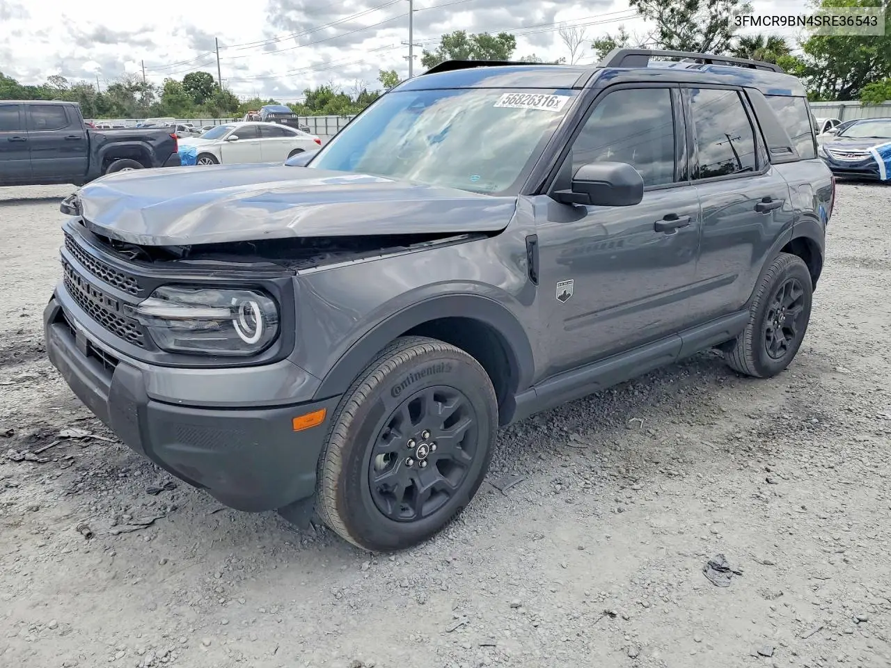 2025 Ford Bronco Sport Big Bend VIN: 3FMCR9BN4SRE36543 Lot: 56826316