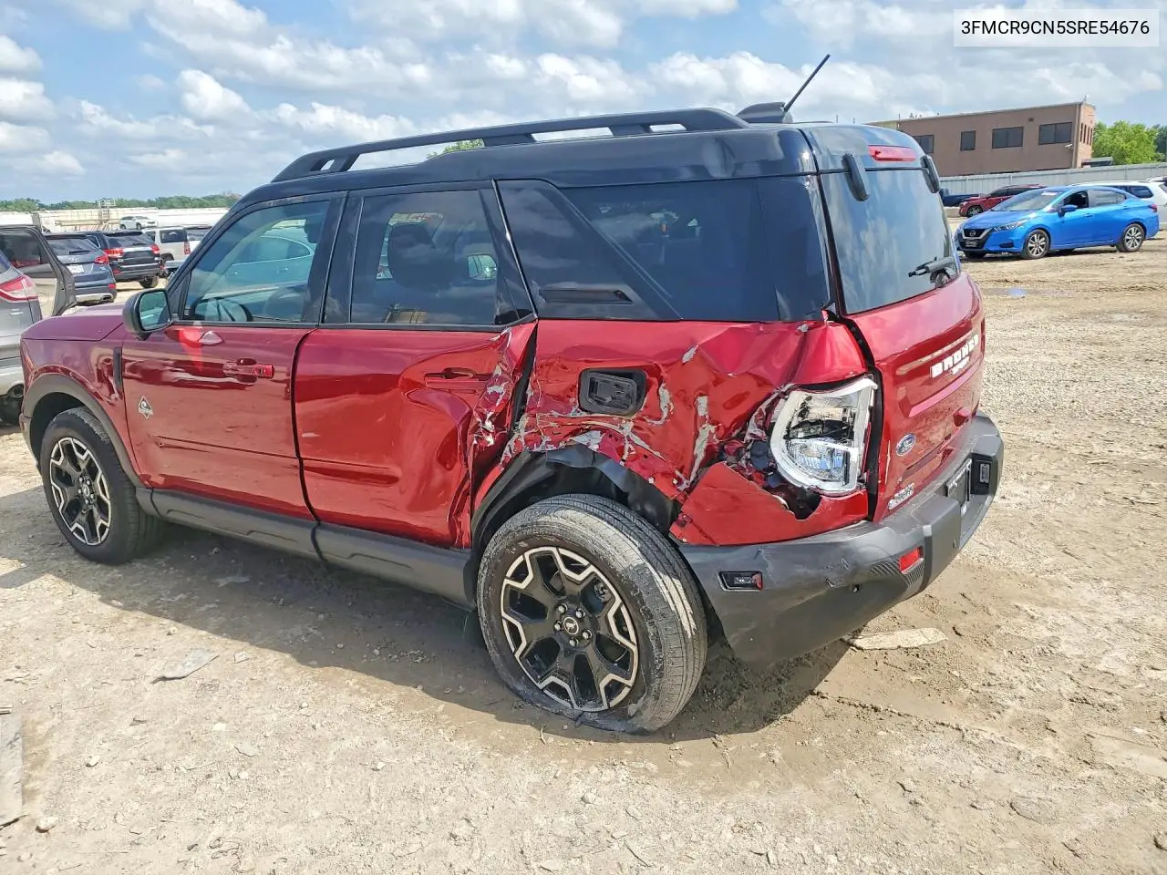 2025 Ford Bronco Sport Outer Banks VIN: 3FMCR9CN5SRE54676 Lot: 56850526