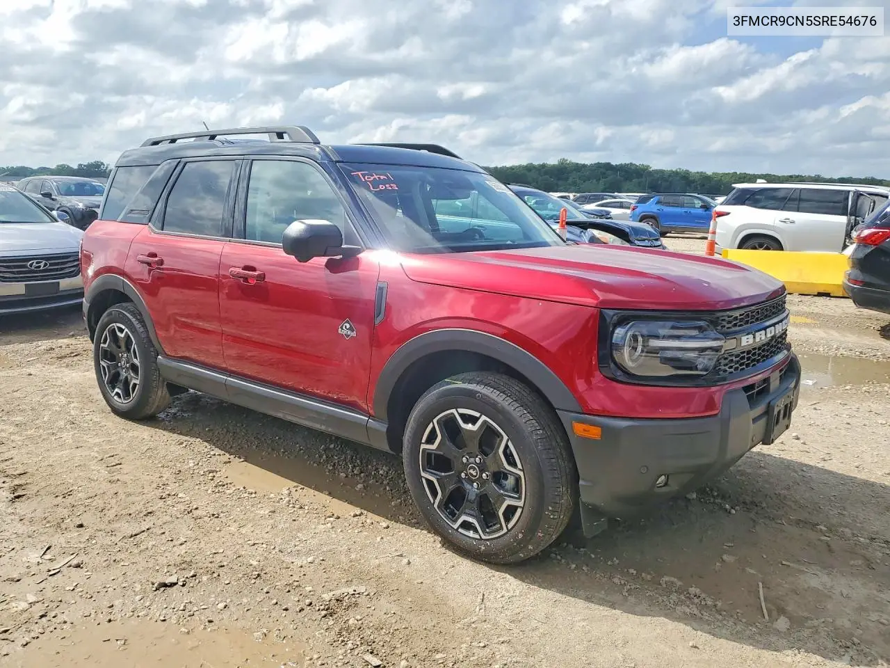 2025 Ford Bronco Sport Outer Banks VIN: 3FMCR9CN5SRE54676 Lot: 56850526